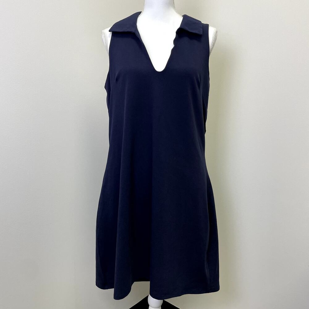 NWT Express Collared Sleeveless Mini Polo Dress XL Stretchy Tennis prep - Picture 5 of 15